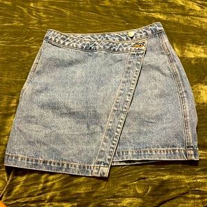 Denim Mini Skirt